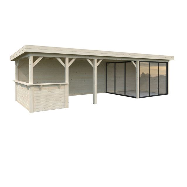 Kesähuone Palmako Lenna Set 415, sis.liukuovet 24,9 m²