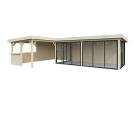 Kesähuone Palmako Lenna Set 421, sis.liukuovet 33,2 m²