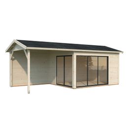 Kesähuone Palmako Amanda, sis. tuplalasilla liukuovet, 11,2+7,8 m2 FR44-6730-1