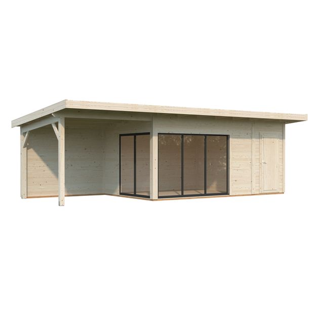 Vierasmaja Palmako Andrea 15,2+7,9 m2, sis.liukuovet 