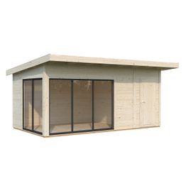 Vierasmaja Palmako Andrea 15,2 m2, sis. tuplalasilla liukuovet