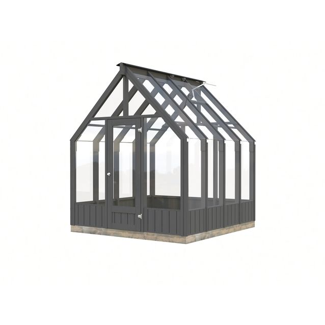 Kasvihuone Palmako Emilia 5,4 m2, turvalasi, puurunko