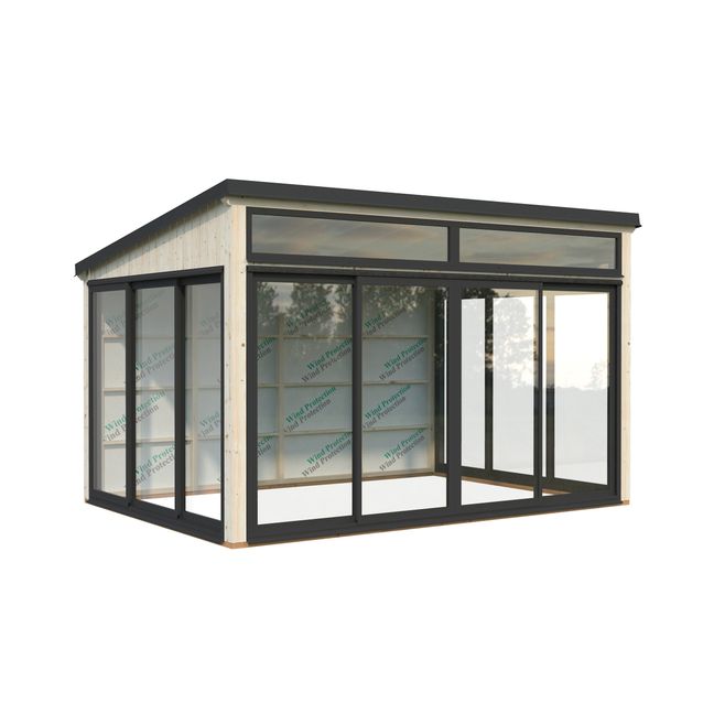 Kesähuone Palmako Saga 11,6 m2, sis. tuplalasilla liukuovet