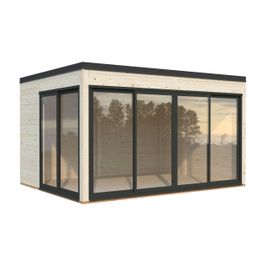 Kesähuone Palmako Serena Set 1, sis. tuplalasilla liukuovet, 12,6 m2