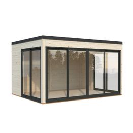 Kesähuone Palmako Serena Set 2, sis. tuplalasilla liukuovet, 12,6 m2