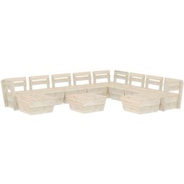 11-osainen kuormalavasohvasarja kyllästetty kuusi