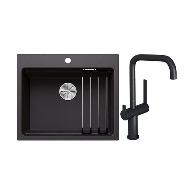 Keittiöallas Blanco Etagon 6 ja Lapetek Lino-A keittiöhana APK-liitäntä eri värejä