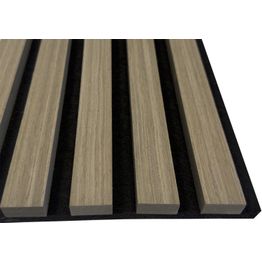 Akustiikkapaneeli Aarni 21x605x2400mm, pähkinä puuviilu