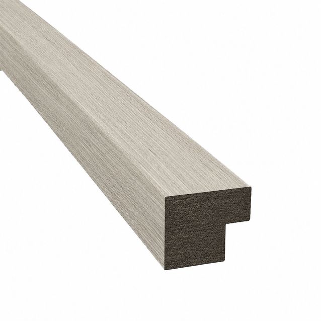 Reunalista Aarni-akustiikkapaneelille, 2400x25x21mm, harmaa tammi