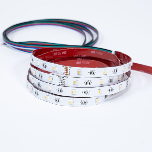 LED-valonauha FTLight 5m 12W/m IP20 RGBW himmennettävä+katkaistava