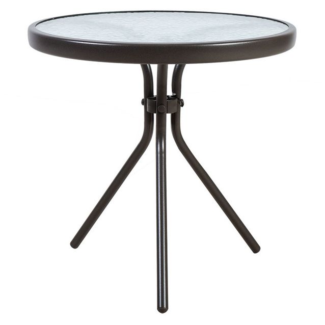 Table DUBLIN D50xH46cm, dark brown