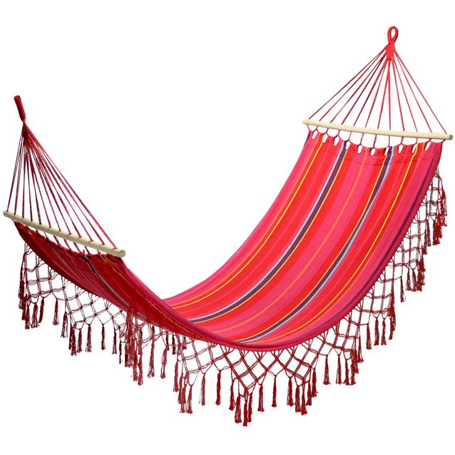 Hammock ROMANCE red striped