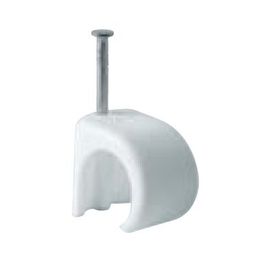 Naulakiinnike valkoinen TC 8-12 100 kpl/pak