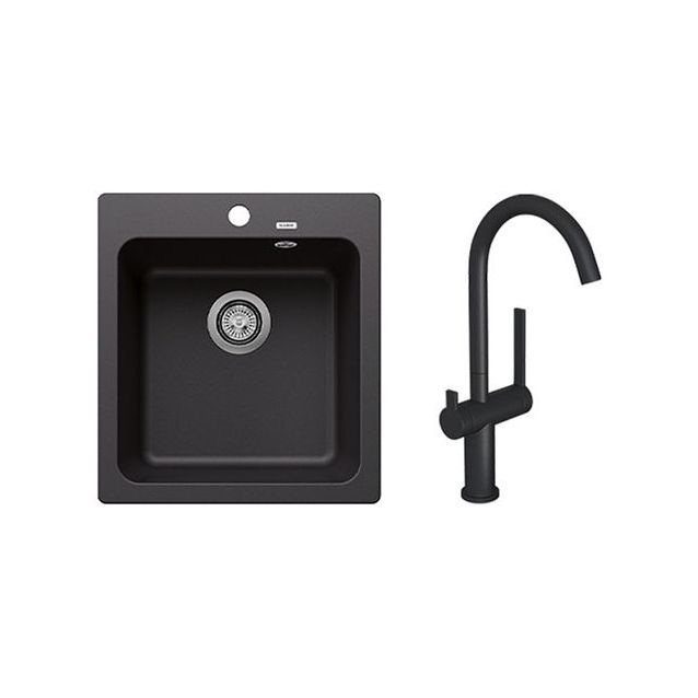 Keittiöallas Blanco Naya 45 ja Lapetek Round-A keittiöhana APK-liitäntä eri värejä