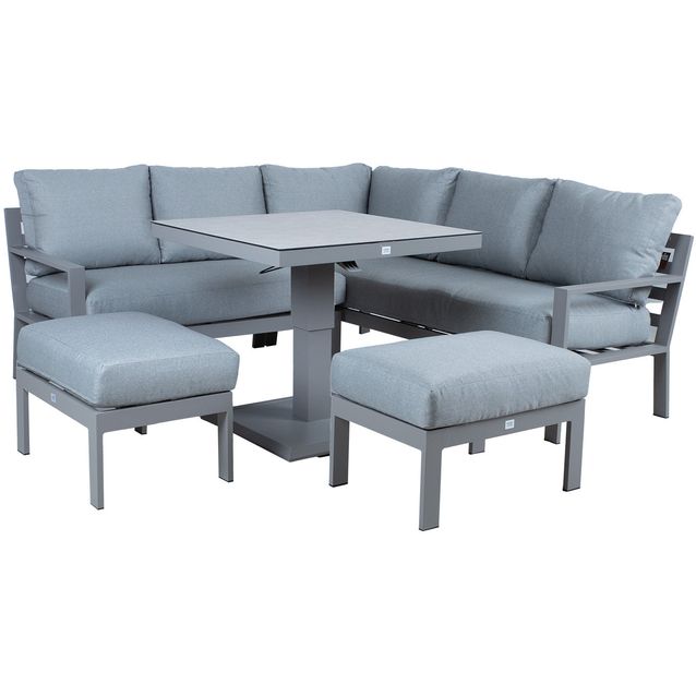 Garden furniture set RIO 4-parts, greyish beige