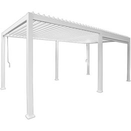 Pergola Home4You Mirador-111, 300x600cm, valkoinen