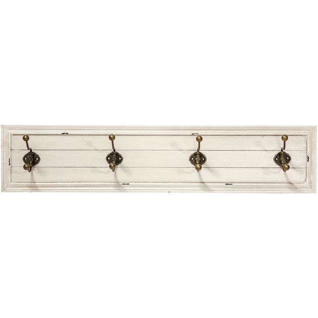 Wall hanger SAMIRA 84,5x10,5x18cm, antique white