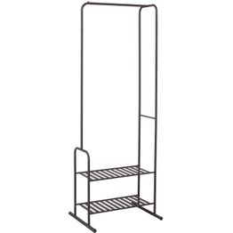 Vaaterekki Home4You FELIX 62x46xK173 cm, musta