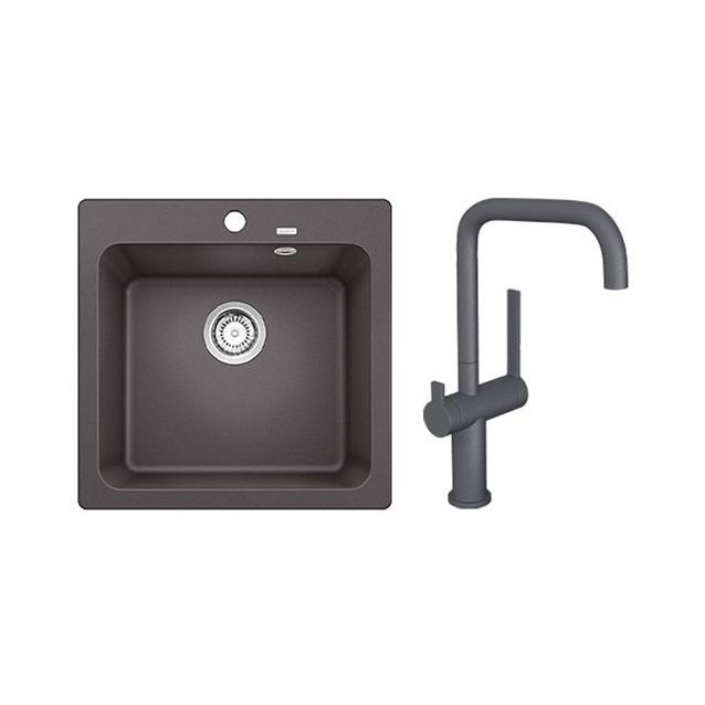 Keittiöallas Blanco Naya 5 ja Lapetek Lino-A keittiöhana APK-liitäntä eri värejä