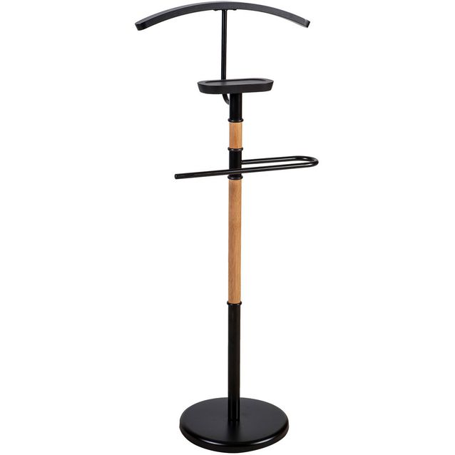Suit stand FOREST 45x28xH110cm,  black/natural