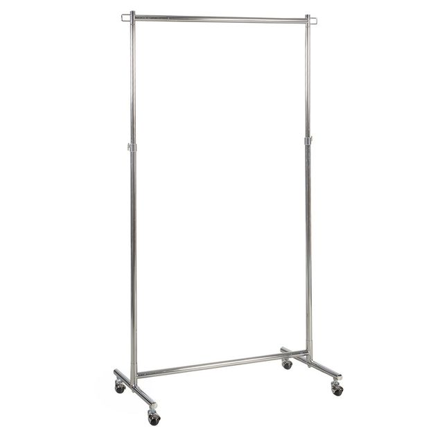 Vaateteline Home4You Gigant 93x42x116-171cm, kromi 