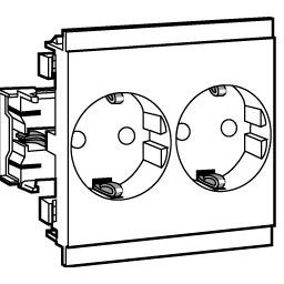 Pistorasia DUCTEL 2-OS. Valkoinen