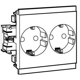 Pistorasia DUCTEL 2-OS. Valkoinen