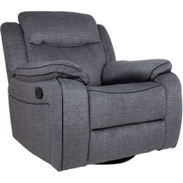 Lepotuoli Home4You GENTRY manuaalimekanismilla, harmaa