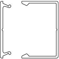 Pienkanava Ductel Twist TBA 202-3 valkoinen 32x20