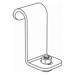 Kiinnitin seinäkannatt. Sen KK/KS20