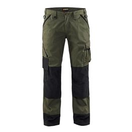 Puutarhurin housut Blåkläder 1454 army green/musta