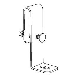 Pystyhyllyn seinäkiinnitin kuuma Zn VK 2