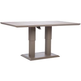 Pöytä Home4You MARENDA 150x90xK2-75 cm, harmahtava, beige