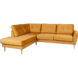 Kulmasohva Home4You HEIVI LC, keltainen sametti