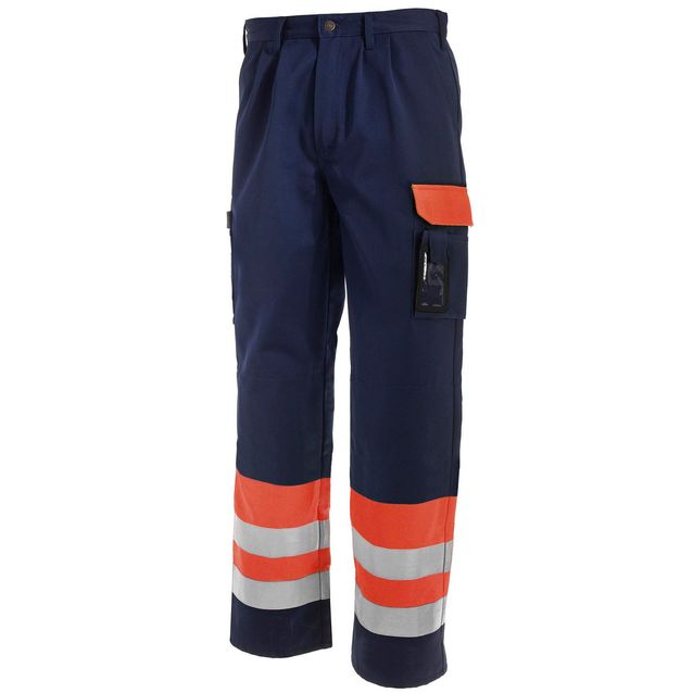 Blåkläder Highvis housut Oranssi/Mariininsininen