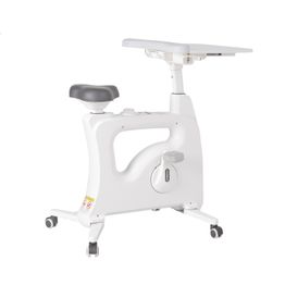 Työpöytä Home4you ERGO kuntopyörällä 58x75 cm valkoinen
