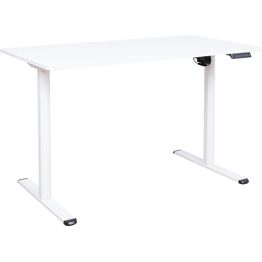 Työpöytä Home4You ERGO LIGHT 1 moottorilla 120x60xK72,5-117,5 cm, valkoinen