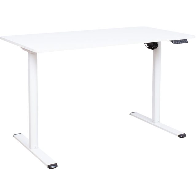 Desk ERGO LIGHT with 1 motor 120x60xH72,5-117,5cm, white
