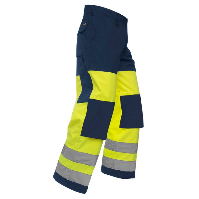 Blåkläder Highvis talvihousut Keltainen/Mariininsininen
