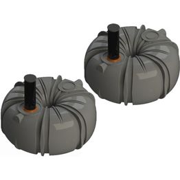 Umpisäiliö Vestelli 5000+5000, kytketty 2x5m³ + langaton hälytin + ankkurointikangas 2kpl