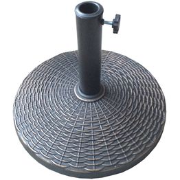 Aurinkovarjon jalka Home4You Ø44,5xK33,5 cm, ruskea