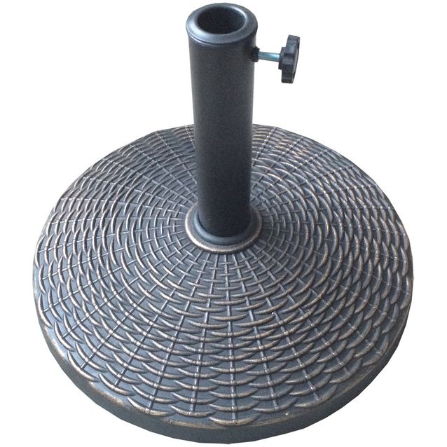 Parasol base D44,5xH33,5cm/12kg, resin