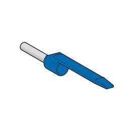 Pääteholkki merkintähännällä DZ5CA007 0,75 mm2 sininen