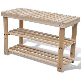 2-in-1 kenkäteline penkillä täysi kuusi