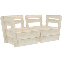 2-istuttava kuormalavasohva kyllästetty kuusi