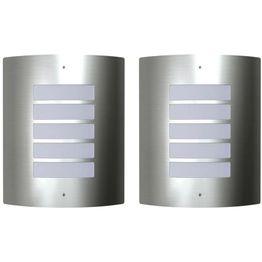 2 ruostumaton teräs vesitiivistä seinävaloa 60w