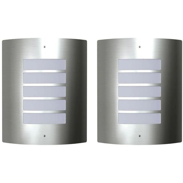 2 ruostumaton teräs vesitiivistä seinävaloa 60w_1