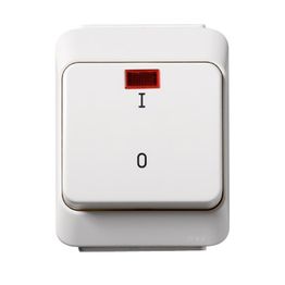 Artic 2K-kytkin pinta IP44 valkoinen