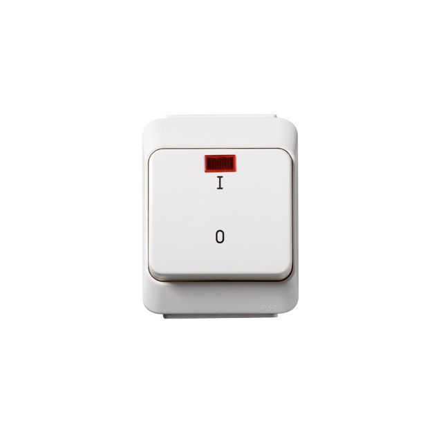 Artic pinta IP44 2K-kytkin valkoinen