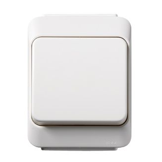 Artic 6/1-kytkin pinta IP44 valkoinen